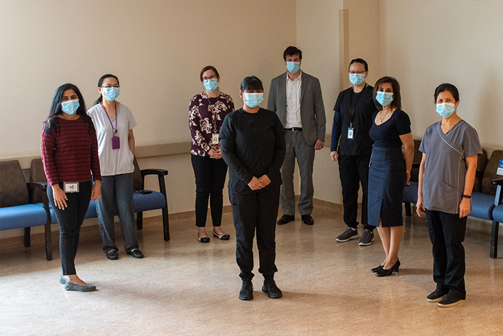 Members of the 2021 Quality Award honourable mention team from William Osler Health System