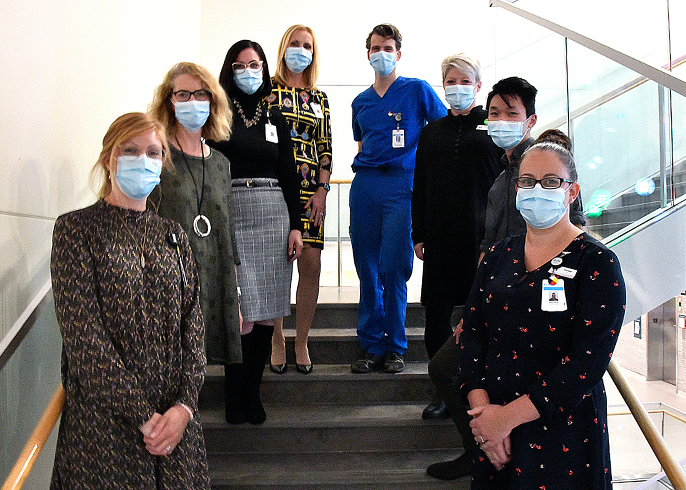 Members of the 2021 Quality Award winning team from Royal Victoria Regional Health Centre